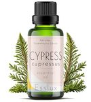 Esslux Cypress Essential Oil | 100% Natural Cypress Oil for Aromatherapy & Diffusers | Supports Varicose Vein Care | Ideal for Soap Making, DIY Projects, and Relaxing Scents, 15 ML