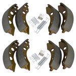 200 x 50mm ALKO Type Trailer Brake Shoes For 4 x Brake Drums Twin Axle