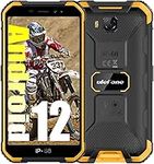 Ulefone Armor X6 Pro Unlocked Mobile Phones, Android 12 4+32GB Waterproof Phone, 13MP Triple Camera, 5.0" Display 4000mAh Battery, Dual 4G SIM-Free & Unlocked Rugged Phone, GPS,OTG,NFC,FM Orange