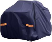 X AUTOHAUX ATV Cover for Can-am Outlander MAX XT DPS/XT-P 4 Wheelers Quad Cover for Can-am Outlander MAX Limited Sun Rain Storage Protection 210D-PU Navy Blue 245x122x135cm
