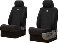 Covercraft Carhartt Super Dux SeatSaver Custom Seat Covers | SSC2382COBK | 1st Row Bucket Seats | Compatible with 2007-2013 Toyota Tundra | Black