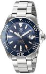 TAG Heuer Men's 'Aquaracer' Swiss Stainless Steel Automatic Watch, Color:Silver-Toned (Model: WAY211C.BA0928)