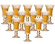 Round 1.3-Oz Shot Glasses, Lead-Free Glass, Clear Heavy Base Shot Glass (Set of 12)