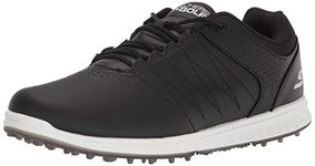 Skechers Men's Pivot Spikeless Golf Shoe, Black, 12