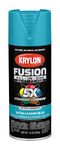 Krylon Fusion All-In-One Adhesive Spray Paint for Indoor/Outdoor Use, 12 oz, Lagoon Blue