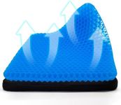 Chair Cushions,Car Seat Cushion,Honeycomb Gel wheelchair Cushion for Driving,Airplane,Travel,Orthopedic,Coccyx,Office,Pressure Sore,Sciatica,Stadium Seat,Computer Gaming Chair,Tailbone Pain (XL)