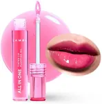 Lamel All-in-One Lip Oil - Lightweight, No-Sticky, Tinted, Plumping, Hydrating Lip Gloss - Lip Balm for Day & Night Use, Long-Lasting Lip Stain, Lip Glow Oil, Lip Plumper Tint - Pink Sparkle №402