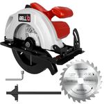 IBELL Circular Saw CS85-71 |1400W 185mm Blade, 4800 RPM High-Speed Cutter with Copper Armature Motor, 58mm Cutting Depth, Bevel Cuts up to 45°| For Wood, Marble & Concrete | 6-Month Warranty.