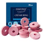 Cedar Space Cedar Blocks for Closet Storage,Aromatic Red Ceder Planks Chips Cedar Rings for hangers for wardrobe drawers