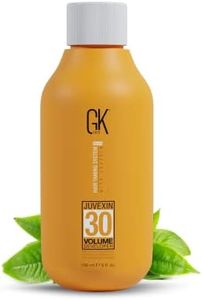 Global Keratin GK HAIR Professional Hair Creme 30 Volume Developer (150ml/ 5 Fl Oz) for Hair Coloring Bleach - High-Performance Long Lasting Semi-Permanent Hair Color Toner Dye