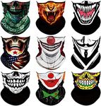 Neck Gaiter Mask,Neck Warmer Balaclava,Bandana Face Cover Gator Mask Sun UV Protection, Seamless Tube Face Scarf,Headband for Men Women Boys Girls, Head Wrap-Motorcycle Cycling Festival Outdoors