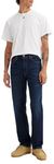 Levi's Men's 505 Regular Fit Jeans, Nail Loop Knot-Dark Indigo, 34W x 32L