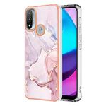 Motorola Moto E20 Case Moto E30 Case Moto E40 Glitter Phone Case Marble Design Case Thin Slim Soft TPU Silicone Shockproof Bumper Protective Rubber Phone Cover for Motorola Moto E20/E30/E40- Rose gold