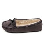 Minnetonka Women's Cally Slipper, Grey, 7