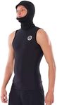RIP CURL Flashbomb Polypro Hooded Vest Top - Black - Thermal Warm Heat Layer Layers