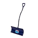 Garant Yukon YPP26EAKDN 26-Inch Ergonomic Snow Shovel, Extra-Large Snow Pusher Blade, Nylon Strip for Wear Resistance and Scratch-Free Snow Removal, Curved Aluminum Handle, Blue