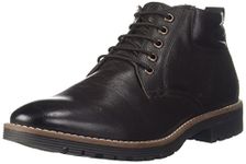 Bata Knox Leather Mens Lace-Up Boot in Brown