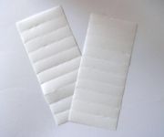 100 White Iron on Name Tapes Tags + Permanent Laundry Marker Pen