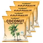 TrustBasket Coconut Plant Fertilizer(450 gm) - Set of 4 | Essential Organic Fertilizer for the Overall Growth of Coconut Trees | Combination of Macro & Micronutrients