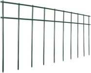 10 Pack No Dig Animal Barrier Fence Green Garden Fences 20'' LengthX10'' Height Underground Decorative Fencing 2 inch Gap for Dog Rabbits Fences Panel Ground Stakes Defence for Outdoor Patio