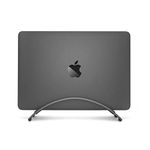 Twelve South BookArc for MacBook | Space-saving vertical stand to organize work & home office for Apple MacBooks, *Now compatible with M1 MacBooks* (space grey)