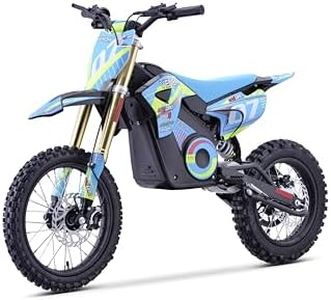 BELMONTE BIKES Blue Venom 1600W PRO 48V Electric Dirt Bike Lithium Battery 48V Speed Governor (Blue)