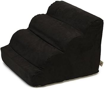 Snoozer Scalloped Pet Ramp, Medium, Black