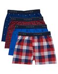 Hanes Boys Ultimate Woven Boxer Brief with ComfortSoft Waistband 4-Pack, L