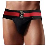 "OX"Gym Supporter for Men Sports Underwear for Workout in Stretchable Supporter for Gym Workout Quick Dry,Moisture Wicking Supporter for Cricket,Gym,Running Men's Gym Supporter Briefs. (X-Large)