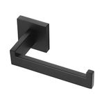 KOKOSIRI Black Toilet Paper Holders Bathroom Toilet Paper Roll Holder SUS304 Stainless Steel Contemporary Wall Mounted, Matte Black, B2003BK