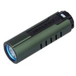 IMALENT LD70 EDC Flashlight Rechargeable 4000 lumens, Small Bright Torch Uses CREE XHP70.2 LED,6 Brightness Levels, Pocket Torch with OLED Display for Home Checking and Dog Walking (Army Green)