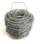 ShaktimaanPremium 5KG Barbed Wire for Fencing Wire 2.00 MM Thickness | 10Years Warrenty | 4 point barbed wire Kanta Taar with Handle Approx Length 54 Meters (175 FEET Length) | MONKEY FENCE