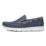 Cushion Walk Declan Mens Navy Casual Boat Shoe - Size 9 UK - Blue