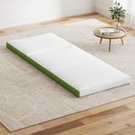 Giselle Bedding Foldable Mattress 190 x 79 x 10cm Folding Cushion Covers Camping Floor Mat Portable Travel Sleeping, Sofa Bed Pad Home Office, Mesh Fabric Single