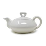 The Himalayan Goods Company Stoneware Medium Teapot With Spout Teapot For 2 Or 4 500Ml (White)