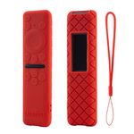 Silicone TV Remote Cover Compatible with Samsung Smart TV Remote 2023 BN59-01432G BN59-01432A BN59-01432J BN59-01432 Case with Remote Loop (Remote NOT Included) [Red]