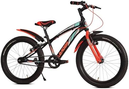 Leader Speedy Bike 20T Kids Cycle for Age 6 to 9 Years (Black/Orange) | Frame Size 12 inches| Unisex Cycle | Rigid,Kids Bike,Black-Orange,Girls,Rigid,12 inches
