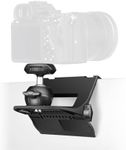 RAUBAY Monitor Top Camera Mount Clamp, Hanging Webcam Stand with 1/4" Screw, for Live Stream, Video Conferencing, YouTube, TikTok, etc. CM-01