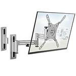 WALI RV TV Mount, Lockable TV Wall Mount for Camper Trailer Motor Home with Extra Wall Plate, Full Motion Anti-Vibration Arm for 13-43 inch LED, LCD Flat Screens and Monitors, up to 33lbs (1343LK-P)