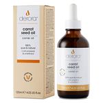 Derora Carrot Seed Oil | Nourishes Skin, Hair & Nails | 100% Pure & Natural | Cold Pressed & Unrefined | Antioxidant & Vitamin A, C & E Rich | Vegan & Cruelty Free (120ml)