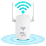 WiFi Extender WiFi Booster with Stable & Reliable Connection, WiFi Extender Booster Support Repeater/AP/Router Modes, Compatible with All Routers, 1200Mbps 5GHz / 2.4GHz, E-162U