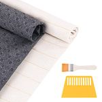 83"x59" Primary Tufting Cloth with Marked Lines, 70.9"x39.4" Tufting Non-Slip Backing Fabric, Large Monk Cloth Kit for Cut Pile Rug Tufting Gun