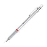 rOtring Rapid Pro Mechanical Pencil | HB 0.7 mm Lead Propelling Pencil | Reduced Lead Breakage | Silver Chrome Full-Metal Barrel