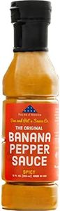 The Original Banana Pepper Sauce | Ben & Pat's Sauce Co. | Made with Farm Fresh Hot Banana Peppers | Great on Eggs, Hot Dogs, & Chicken | 12oz Bottle