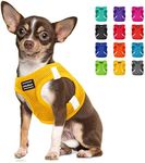 CollarDirect Step-in Reflective Dog Harness - Any Weather Air Mesh for Small and Medium Dogs Easy to Put On and Off (Size XS, Yellow)