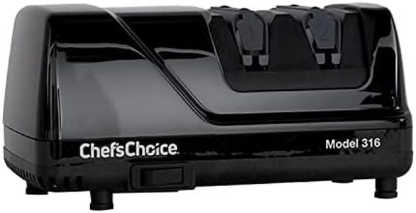 Chef's Choice 316000 Asian Electric Knife Sharpener, Black, 2-Stage
