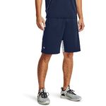 Under Armour Men's Raid 2.0 Workout Gym Shorts , Academy Blue (408)/Mod Gray , Large