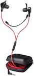 Trust Gaming GXT 408 Cobra Multiplatform Gaming In-Ear Earphones, Headphones with Mic, with Flexible Rubber Ear Hooks, Hard Case, Earphones for PC, Console, Laptop, Phone and Tablet - Black