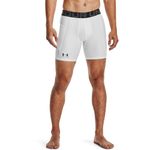 Under Armour Men's HeatGear Compression Shorts,White (100)/Black,X-Large