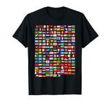 Flags of the Countries of the World Graphic Cool Designs T-Shirt